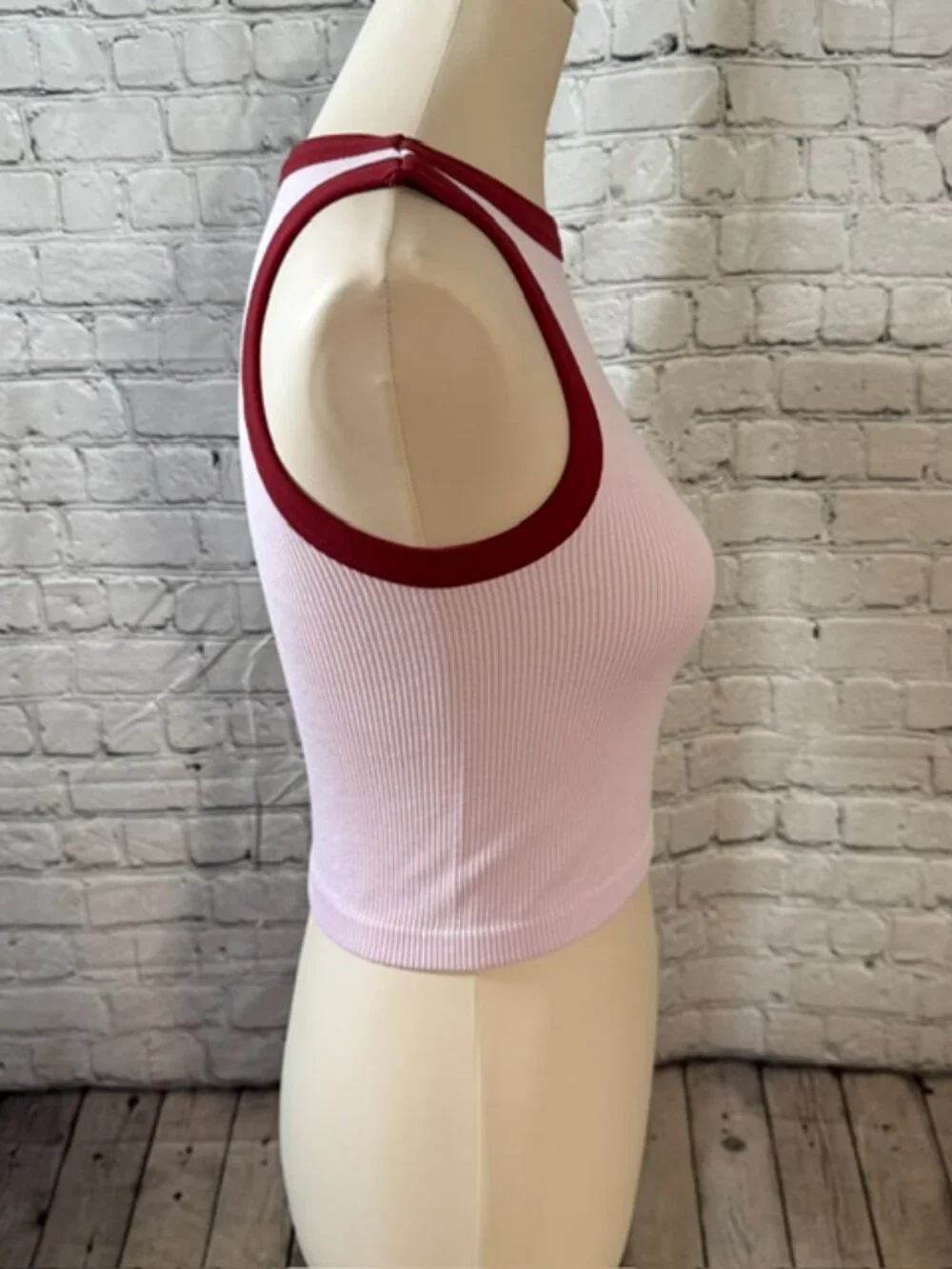 Free People Make It Happen Brami Falling Petals Pink Burgundy M/L NWT